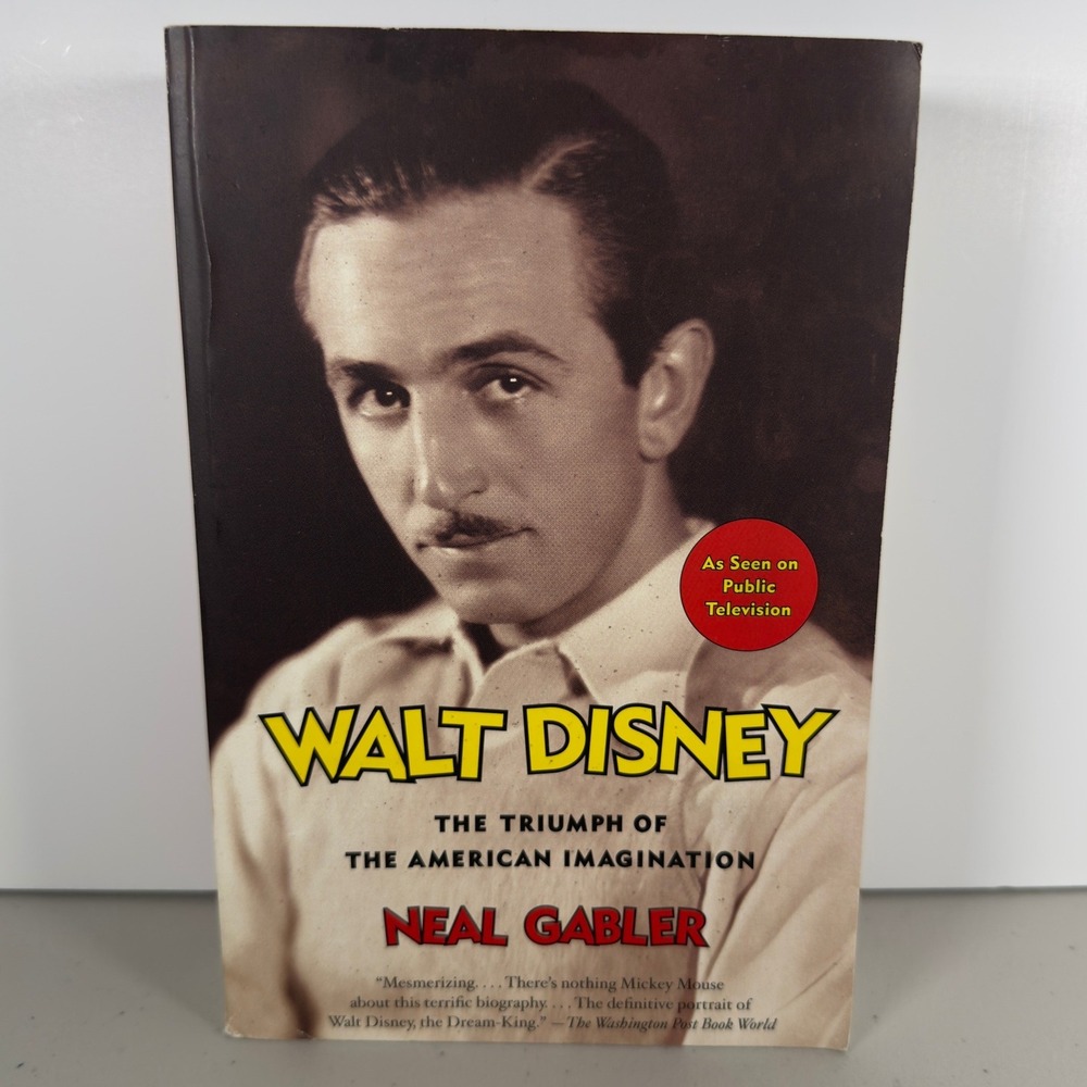 Walt Disney Triumph American Imagination Neal Gabler Biography Vintage Paperback